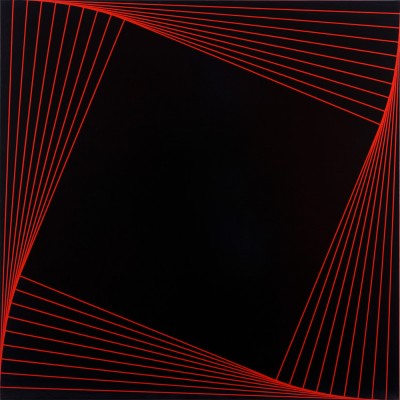 Trace (Red #2) | 2007
Acrylic on canvas | 101.5 x 101.5 cm